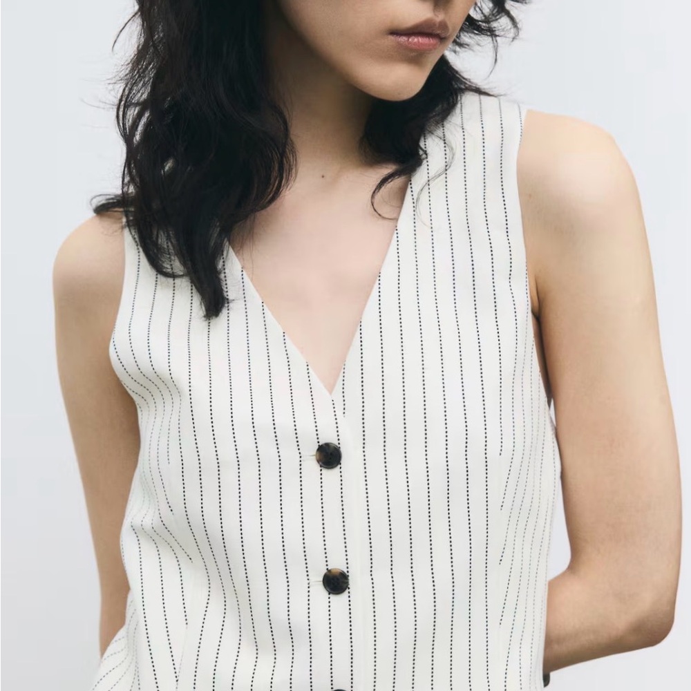 H&M Pin Striped Vest
